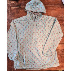 Charles River Apparel pullover rain jacket XL Anchors